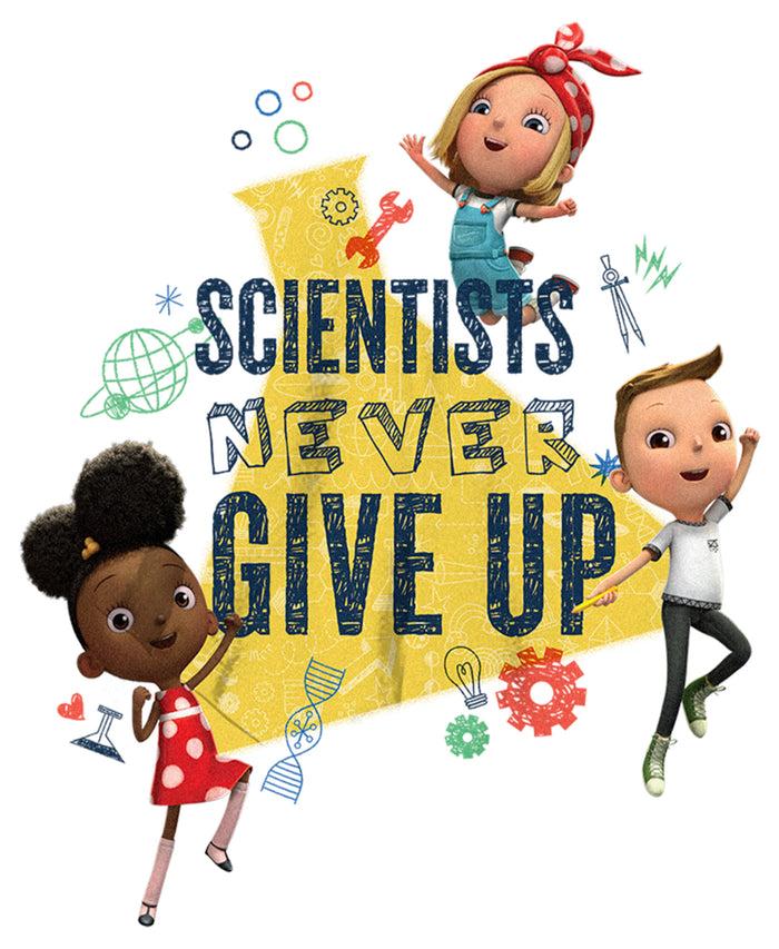 Fifth Sun Boy's Ada Twist Scientist Never Give Up T-Shirt