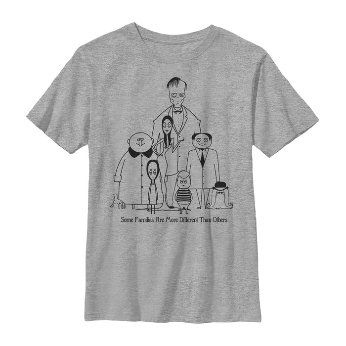 fifth sun Boy's Addams Family Different Kind of Family T-Shirt