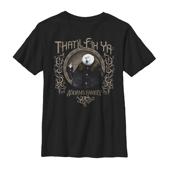 fifth sun Boy's Addams Family Uncle Fester That'll Fix Ya T-Shirt