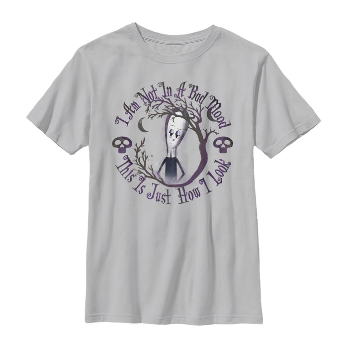 fifth sun Boy's Addams Family Wednesday Bad Mood T-Shirt
