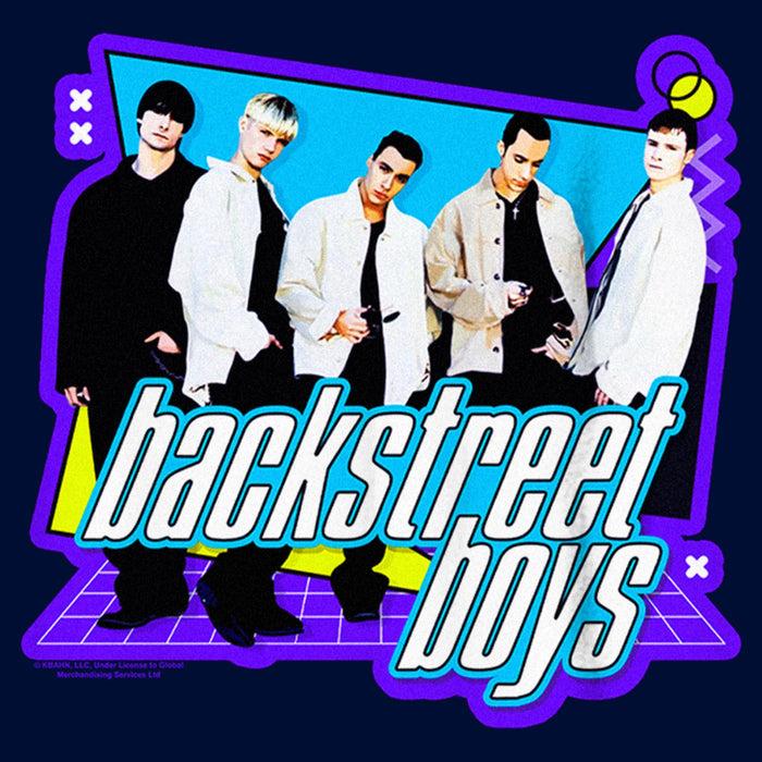 Fifth Sun Boy's Backstreet Boys Band 90s Pop Grid T-Shirt