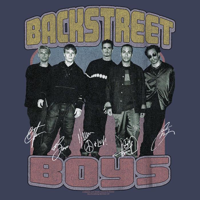 Fifth Sun Boy's Backstreet Boys Group Signatures Distressed T-Shirt