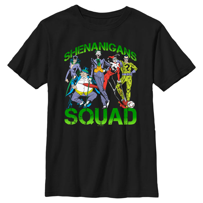 fifth sun Boy's Batman St. Patrick's Day Shenanigans Squad T-Shirt