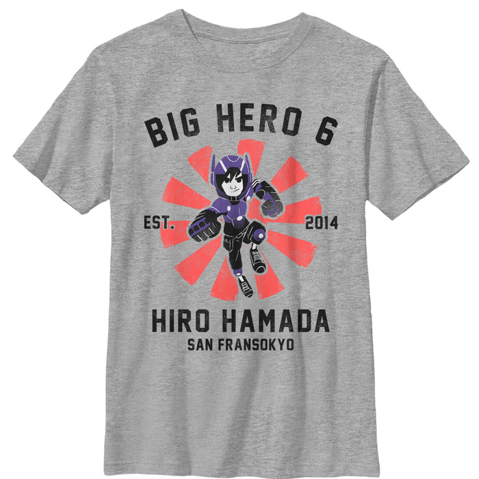 fifth sun Boy's Big Hero 6 Hiro Hamada Portrait T-Shirt