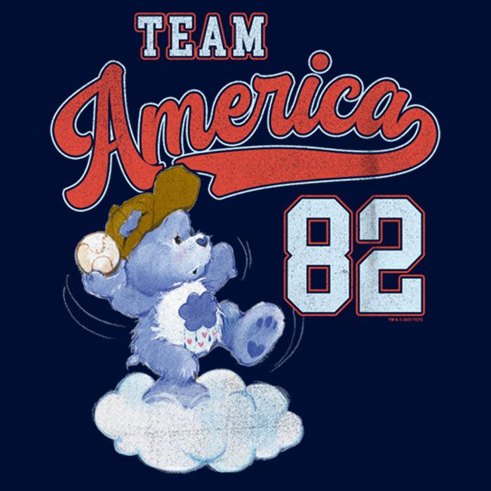 Fifth Sun Boy's Care Bears Grumpy Bear Team America 82 T-Shirt