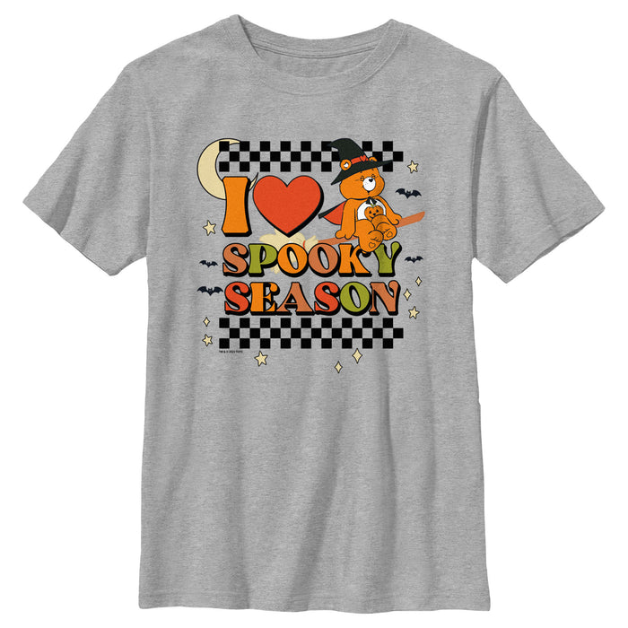 fifth sun Boy's Care Bears Halloween Trick-Or-Sweet Bear I Heart Spooky Season T-Shirt