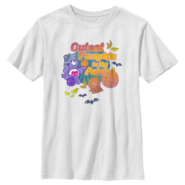 fifth sun Boy's Care Bears Harmony Bear Cutest Pumpkin in the Patch T-Shirt