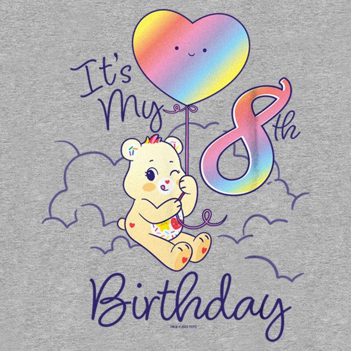 Fifth Sun Boy's Care Bears Sweet Celebrations Bear It's My 8th Birthday T-Shirt