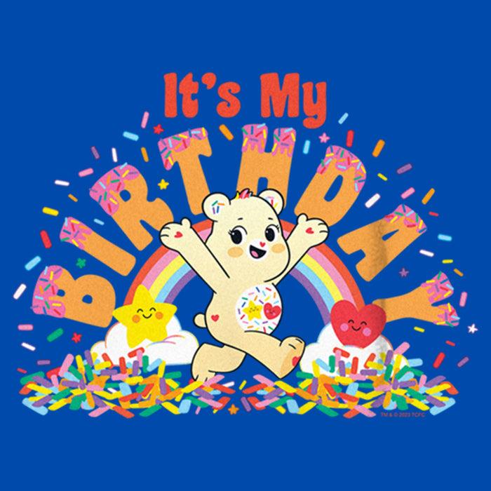 Fifth Sun Boy's Care Bears Sweet Celebrations Bear It's My Birthday T-Shirt