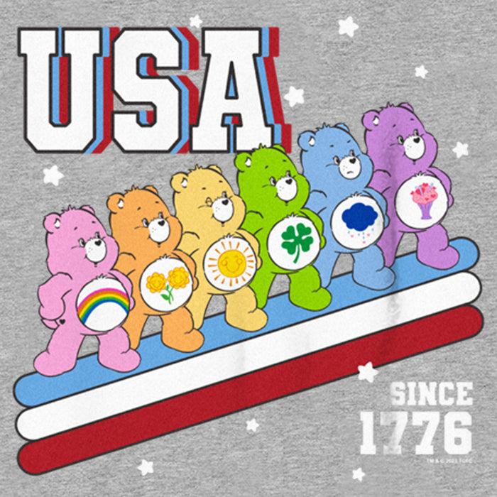 Fifth Sun Boy's Care Bears USA Crew Since 1776 T-Shirt