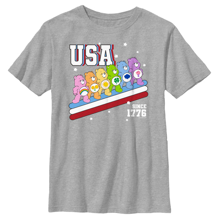 fifth sun Boy's Care Bears USA Crew Since 1776 T-Shirt