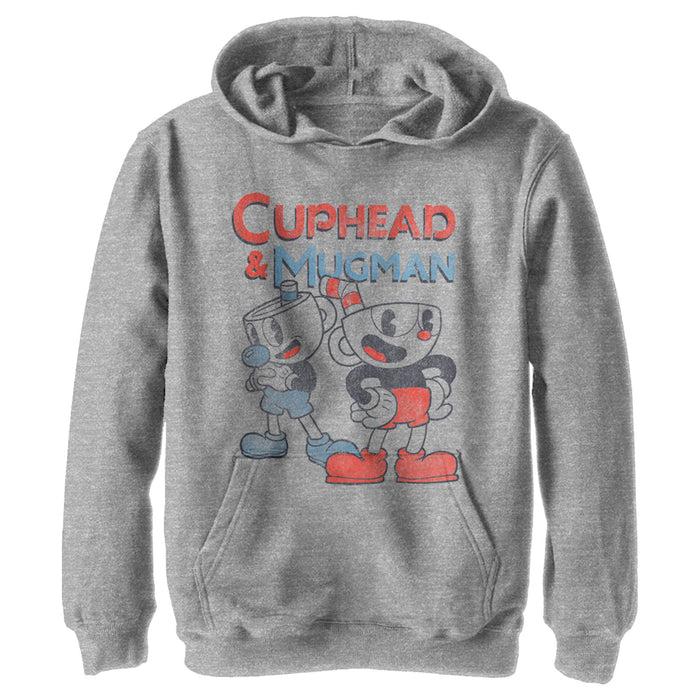 fifth sun Boy's Cuphead Best Friend Mugman Pull Over Hoodie