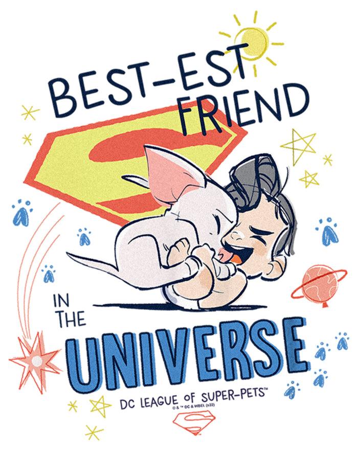 Fifth Sun Boy's DC League Of Super-Pets Cartoon Best-est Friend In The Universe T-Shirt