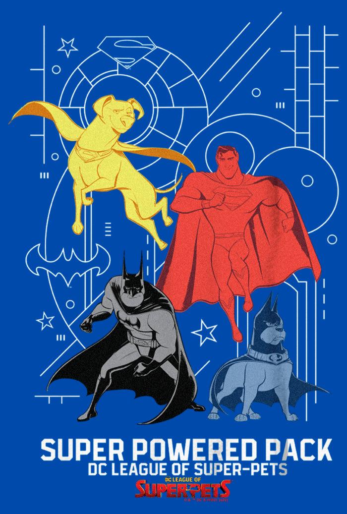 Fifth Sun Boy's DC League Of Super-Pets Chromatic Super Power Pack T-Shirt