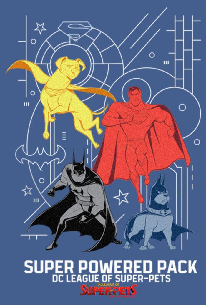 Fifth Sun Boy's DC League Of Super-Pets Chromatic Super Power Pack Pull Over Hoodie