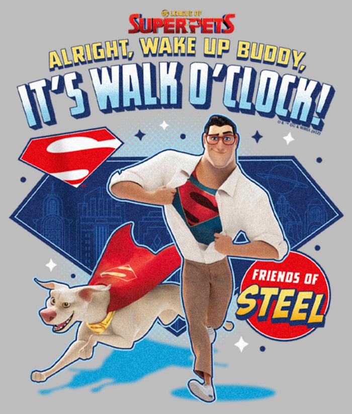 Fifth Sun Boy's DC League Of Super-Pets Superman And Krypto Walk O'Clock Pull Over Hoodie
