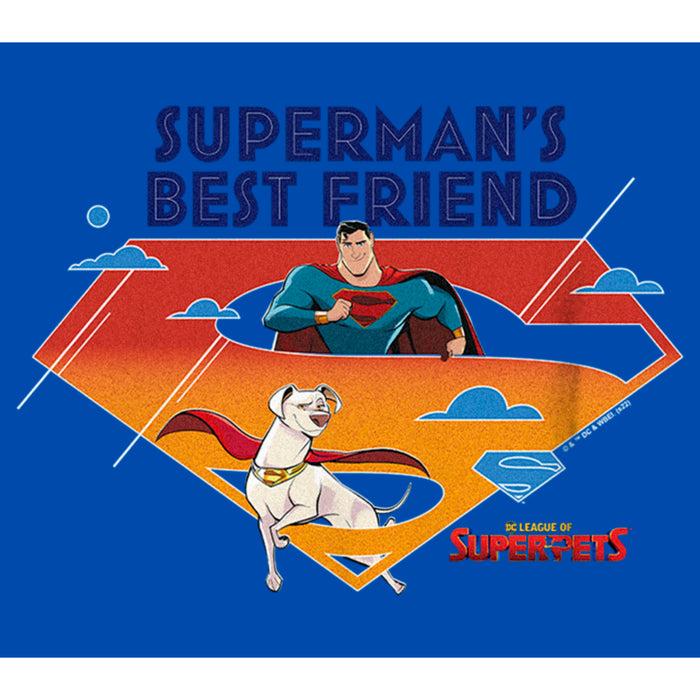 Fifth Sun Boy's DC League Of Super-Pets Superman's Best Friend Logo T-Shirt
