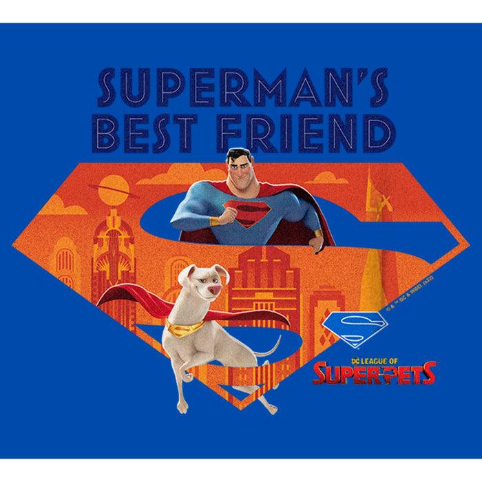 Fifth Sun Boy's DC League Of Super-Pets Superman's Best Friend Krypto Logo T-Shirt