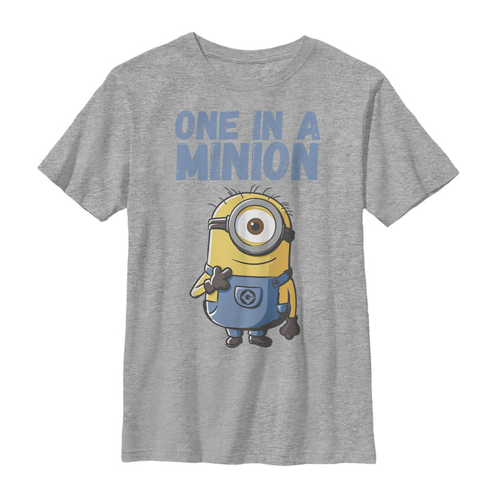 fifth sun Boy's Despicable Me Cute One in a Minion T-Shirt