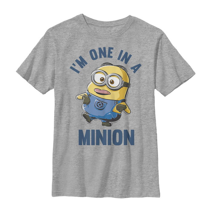 fifth sun Boy's Despicable Me I'm One in Minion T-Shirt