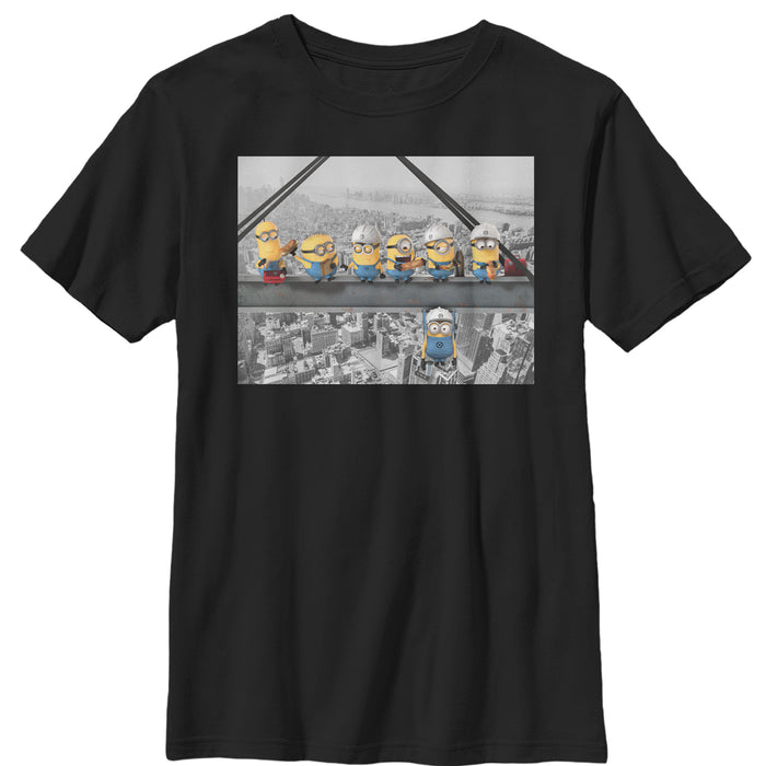 fifth sun Boy's Despicable Me Minion Lunch Hang Out T-Shirt