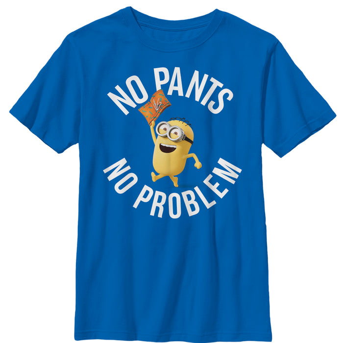 fifth sun Boy's Despicable Me Minion No Pants Party T-Shirt
