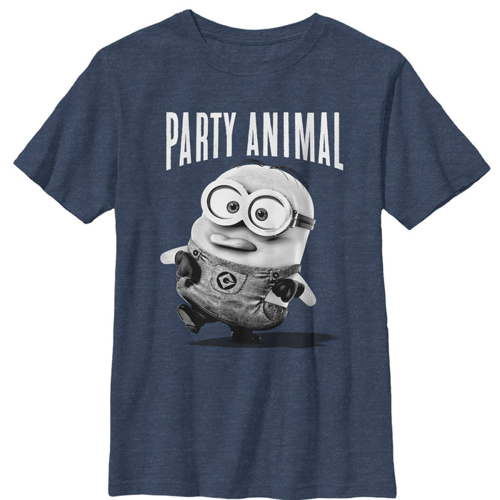 fifth sun Boy's Despicable Me Minion Party Animal T-Shirt