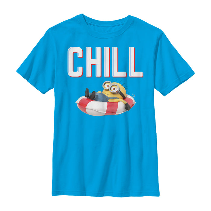 fifth sun Boy's Despicable Me Minions Chill Floatie T-Shirt