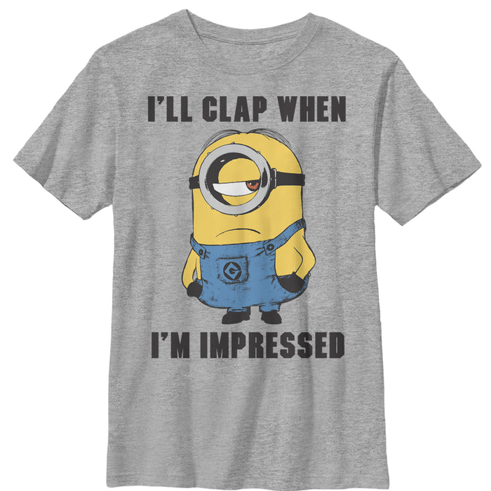 fifth sun Boy's Despicable Me Minions Clap When Impressed T-Shirt