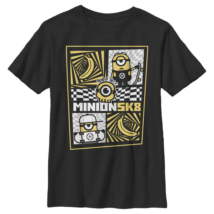 fifth sun Boy's Despicable Me Minions Sk8 Or Die T-Shirt