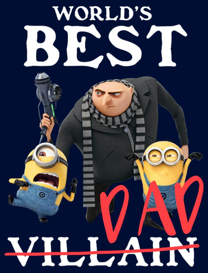 Fifth Sun Boy's Despicable Me World's Best Dad Gru And Minions T-Shirt