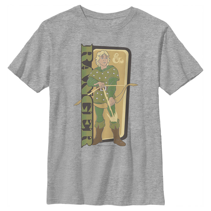 fifth sun Boy's Dungeons & Dragons Hank the Ranger Cartoon T-Shirt