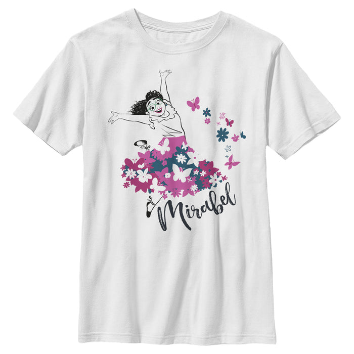 fifth sun Boy's Encanto Mirabel Butterflies T-Shirt