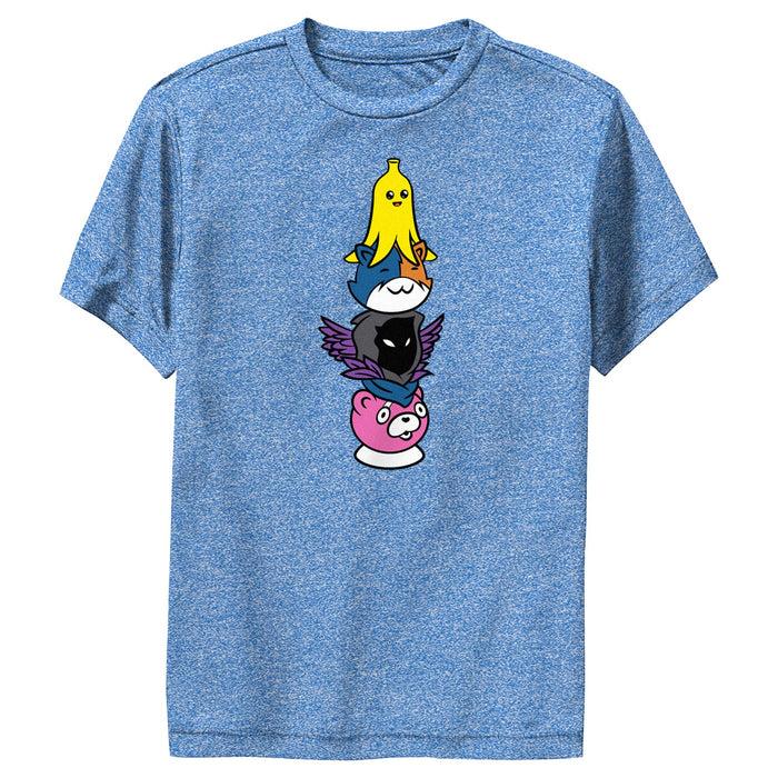 fifth sun Boy's Fortnite Character Stack Performance Tee
