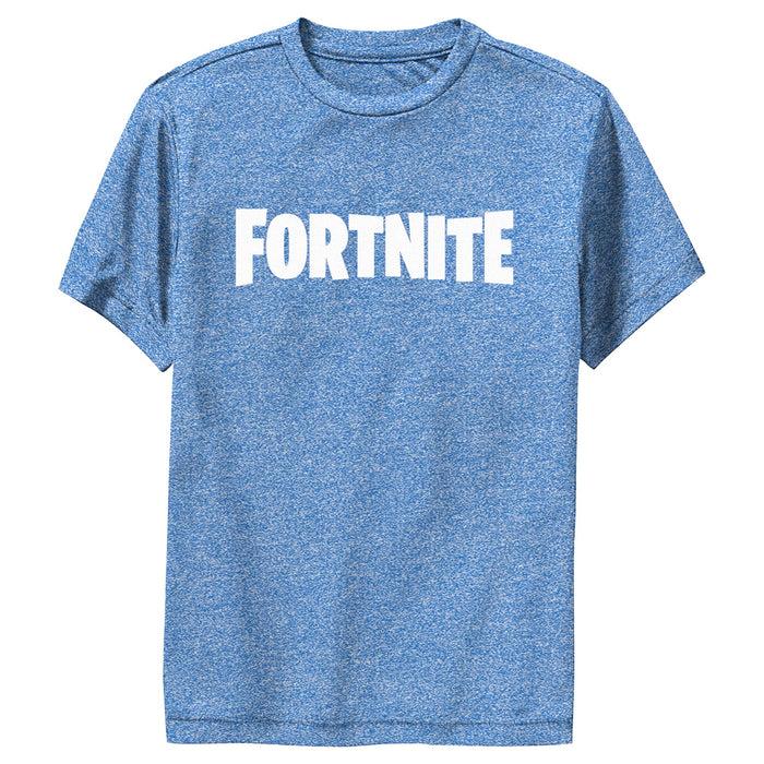 fifth sun Boy's Fortnite Classic White Logo Performance Tee