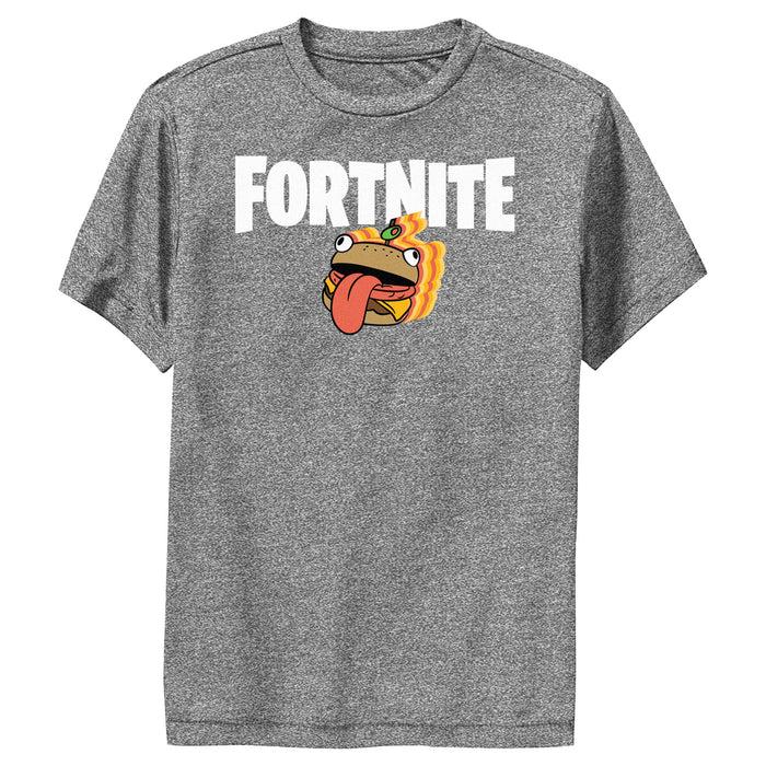 fifth sun Boy's Fortnite Durr Burger Logo Performance Tee
