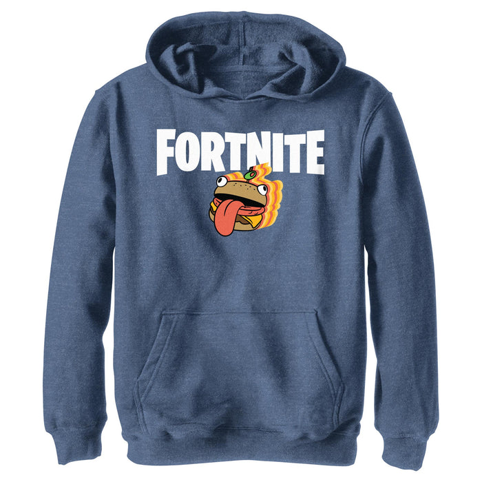 Fifth Sun Boy's Fortnite Durr Burger Logo Pull Over Hoodie