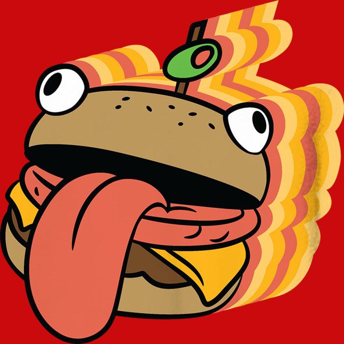 Fifth Sun Boy's Fortnite Durr Burger Sticker T-Shirt