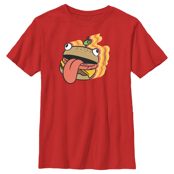 fifth sun Boy's Fortnite Durr Burger Sticker T-Shirt