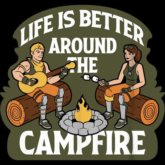 Fifth Sun Boy's Fortnite Life Is Better Around The Campfire T-Shirt