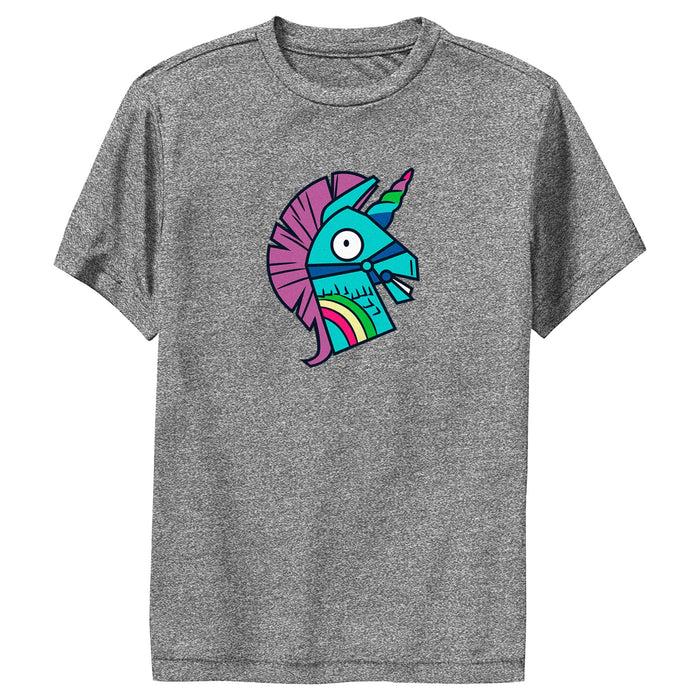 fifth sun Boy's Fortnite Rainbow Smash Large Performance Tee