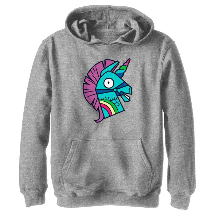 fifth sun Boy's Fortnite Rainbow Smash Large Pull Over Hoodie