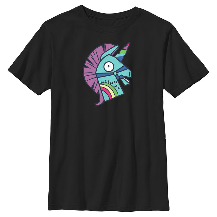 fifth sun Boy's Fortnite Rainbow Smash Large T-Shirt