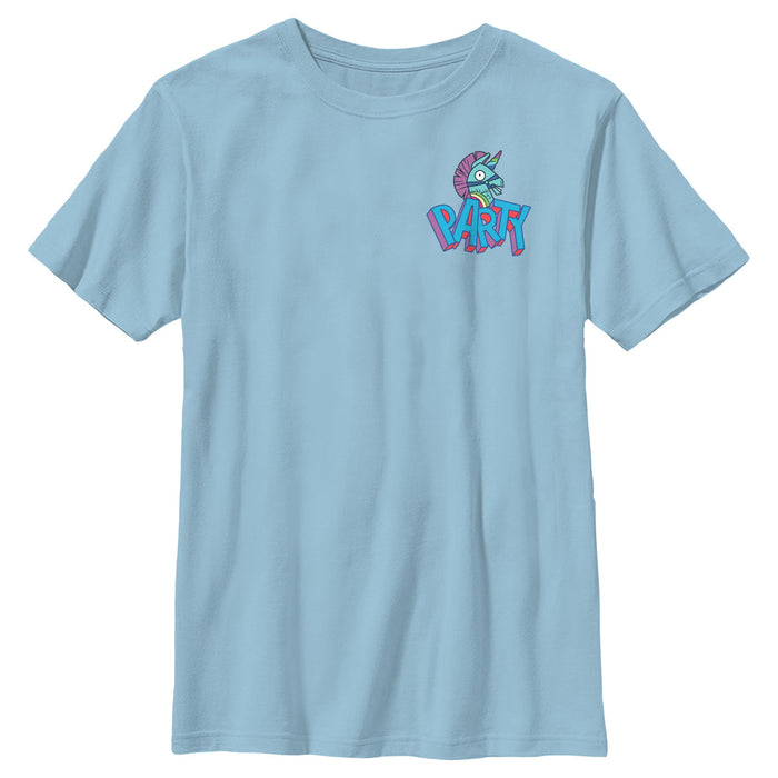 fifth sun Boy's Fortnite Rainbow Smash Party T-Shirt