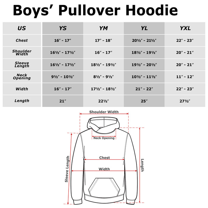 Fifth Sun Boy's Fortnite Spray Can Graffiti Pull Over Hoodie