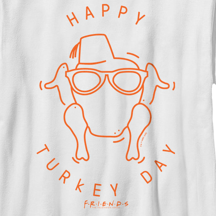 Fifth Sun Boy's Friends Happy Turkey Day Icon T-Shirt