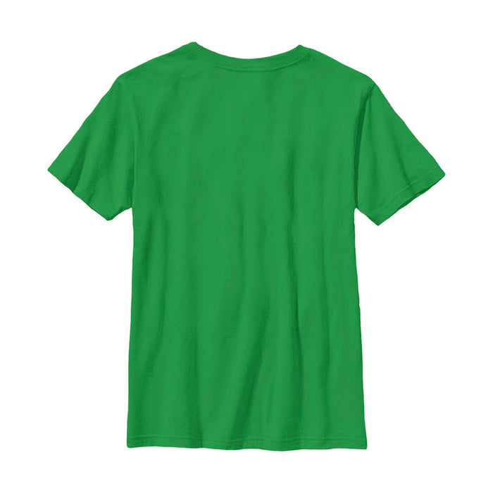 Fifth Sun Boy's Ghostbusters Christmas Wreath Logo T-Shirt