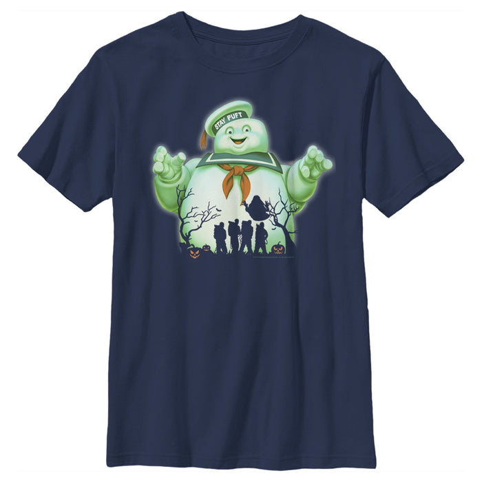 Fifth Sun Boy's Ghostbusters Halloween Stay Puft Marshmallow Man T-Shirt