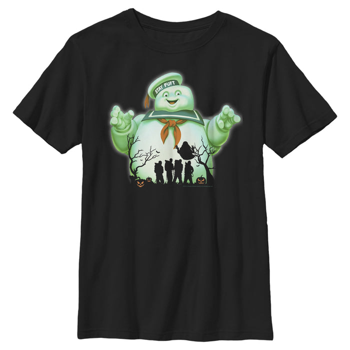 fifth sun Boy's Ghostbusters Halloween Stay Puft Marshmallow Man T-Shirt