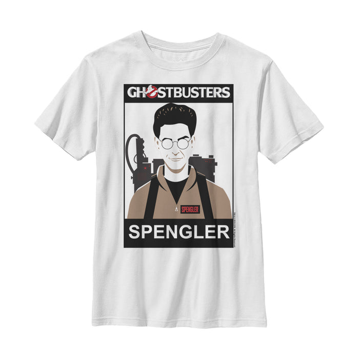 fifth sun Boy's Ghostbusters Spengler 2D Cell Shade T-Shirt